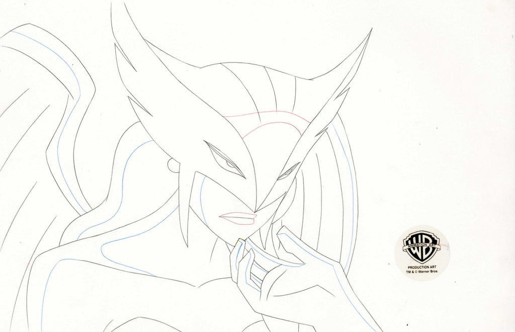 Justice League Original Production Drawing: Hawkgirl - Choice Fine Art