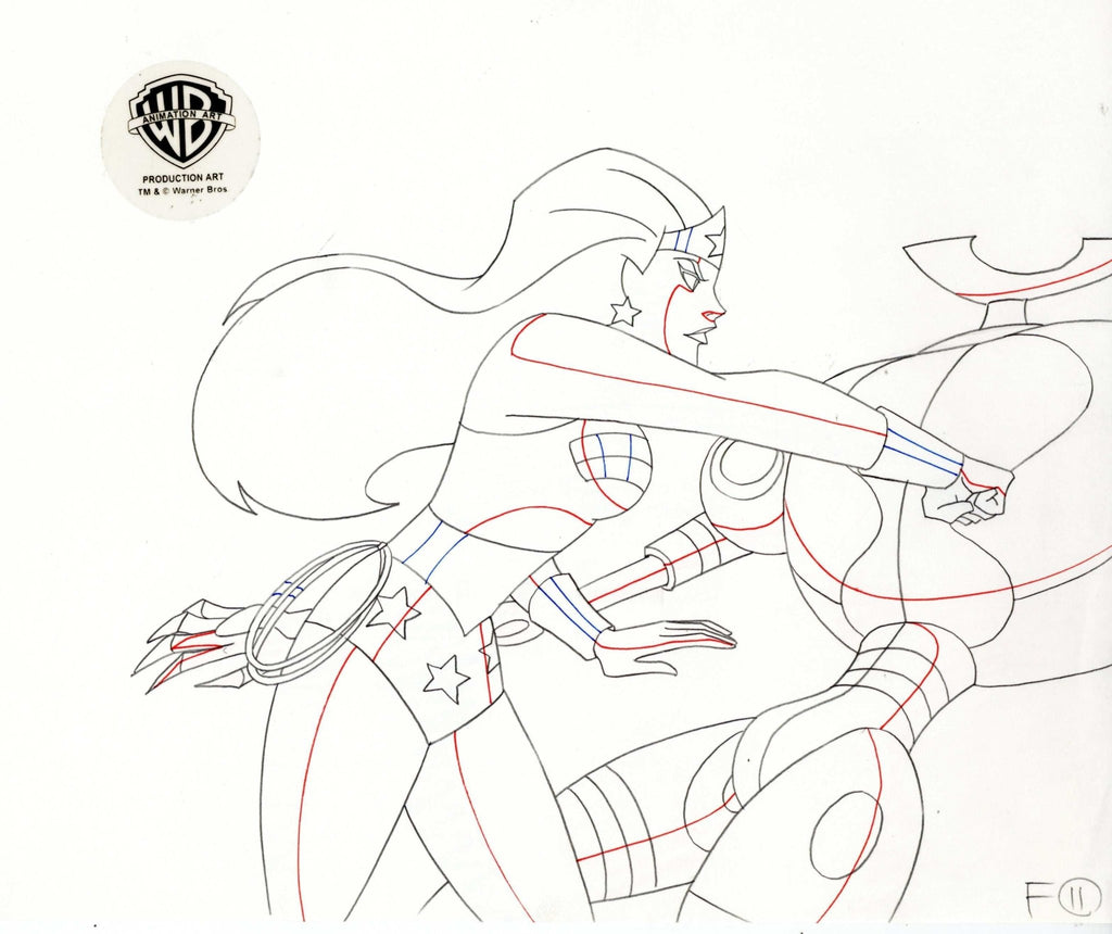 Justice League Original Production Drawing: Wonder Woman - Choice Fine Art