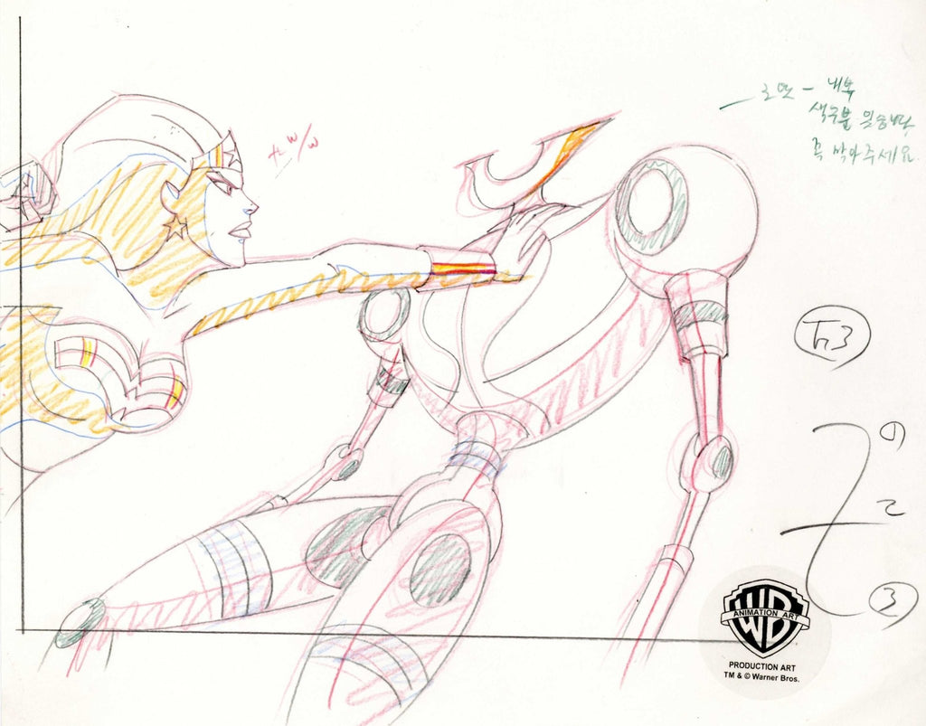 Justice League Original Production Drawing: Wonder Woman - Choice Fine Art