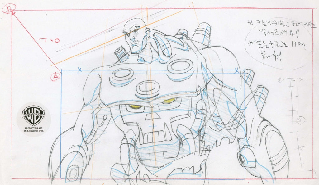Justice League Unlimited Original Production Drawing: Lex Luthor - Choice Fine Art