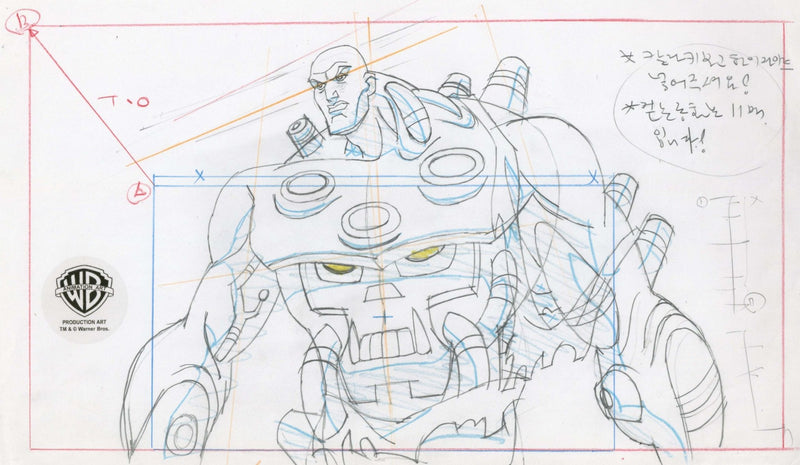Justice League Unlimited Original Production Drawing: Lex Luthor - Choice Fine Art