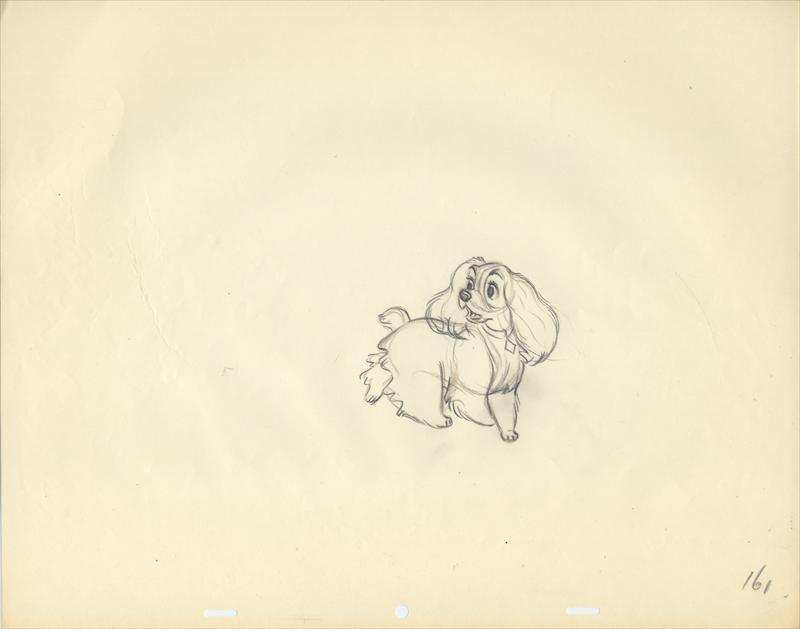 Lady and the Tramp Original Production Drawings - Choice Fine Art