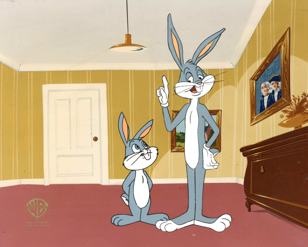 Looney Tunes Original Production Cel: Bugs Bunny and Clyde Bunny - Choice Fine Art