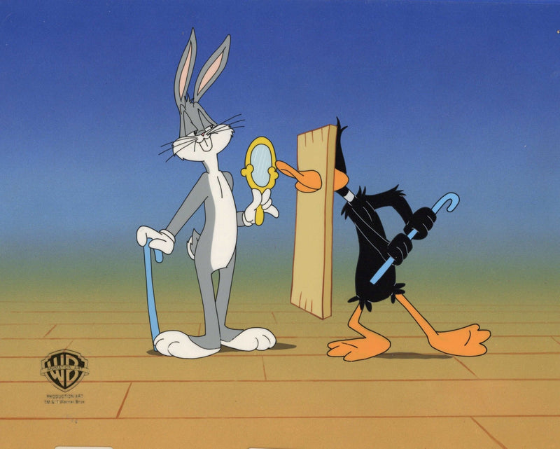 Looney Tunes Original Production Cel: Bugs Bunny and Daffy Duck - Choice Fine Art