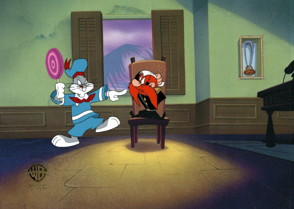 Looney Tunes Original Production Cel: Bugs Bunny and Yosemite Sam - Choice Fine Art