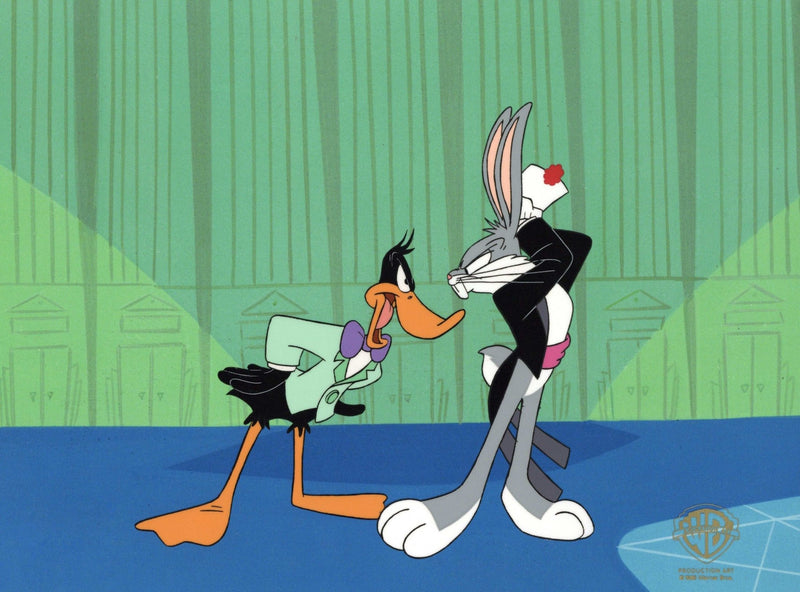 Looney Tunes Original Production Cel: Daffy Duck and Bugs Bunny - Choice Fine Art