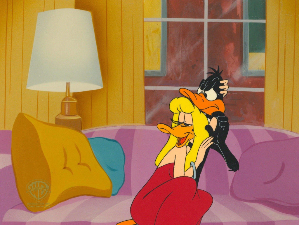Looney Tunes Original Production Cel: Daffy Duck and Melissa Duck - Choice Fine Art