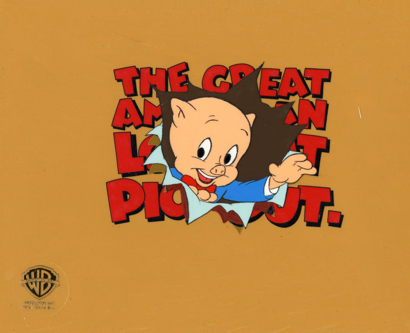 Looney Tunes Original Production Cel: Porky Pig - Choice Fine Art