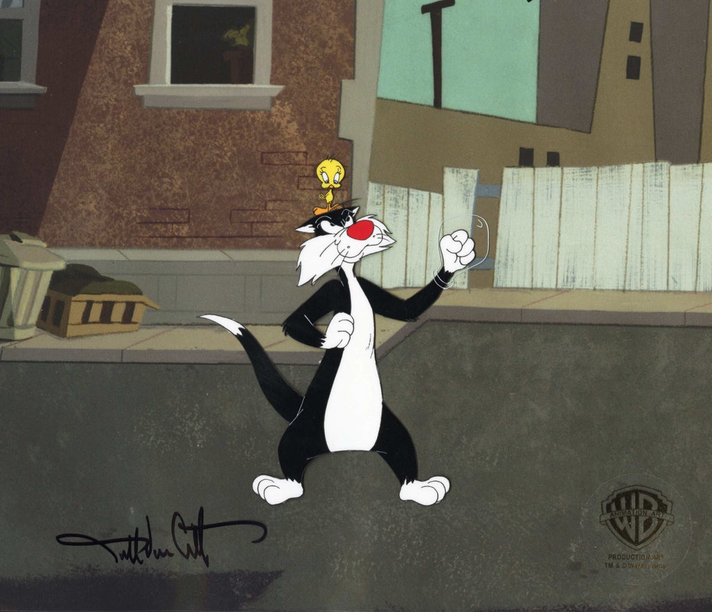 Looney Tunes Original Production Cel: Sylvester and Tweety - Choice Fine Art