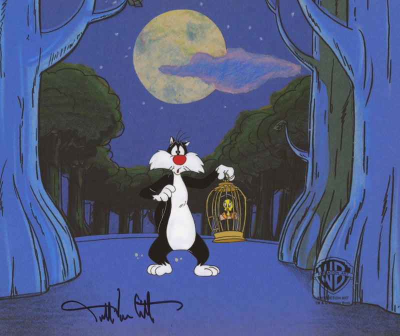 Looney Tunes Original Production Cel: Sylvester and Tweety - Choice Fine Art