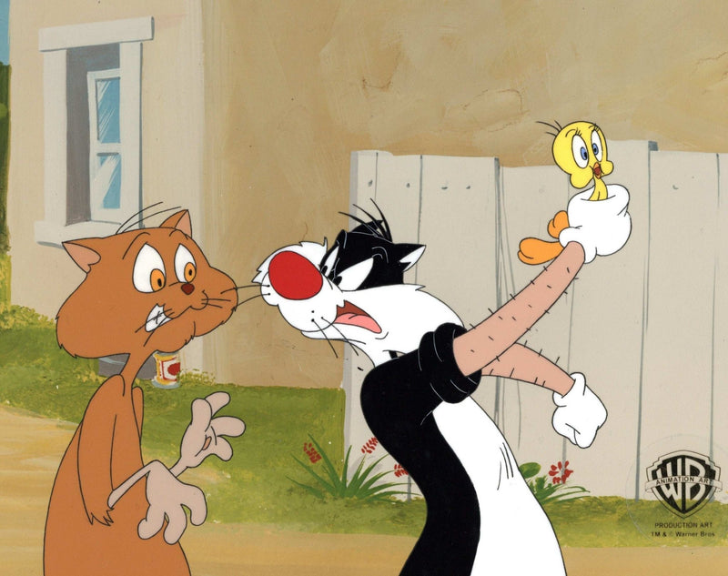 Looney Tunes Original Production Cel: Sylvester and Tweety Bird - Choice Fine Art