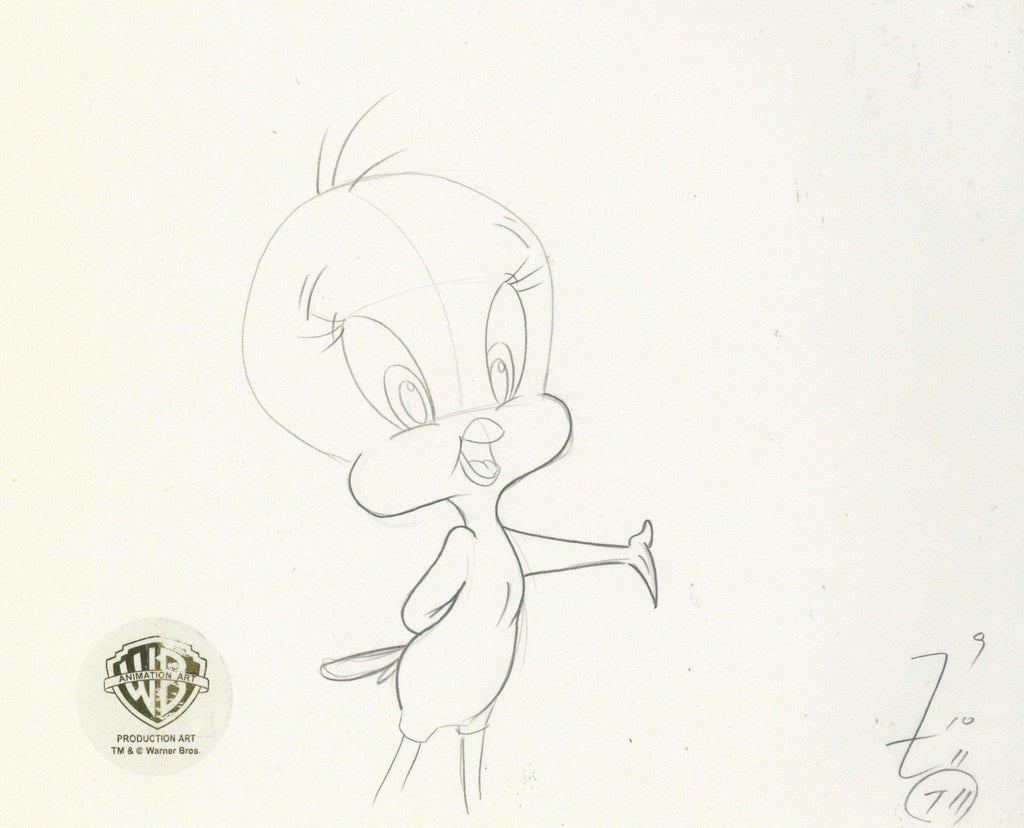 Looney Tunes Original Production Drawing: Tweety Bird - Choice Fine Art