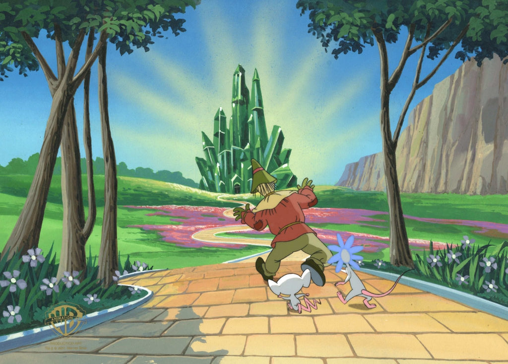 Pinky and The Brain Original Production Cel on Original Background: Pinky and Brain - Choice Fine Art