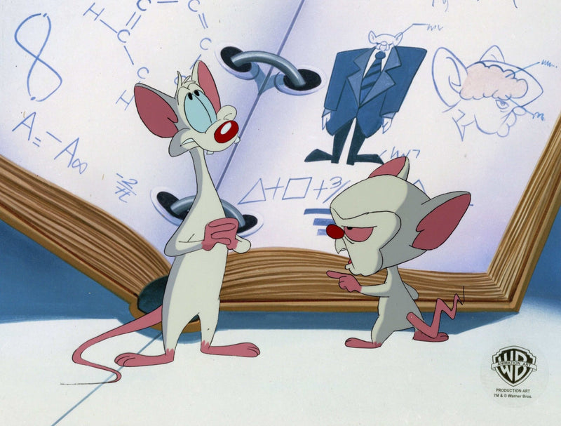 Pinky And The Brain Original Production Cel: Pinky and Brain - Choice Fine Art