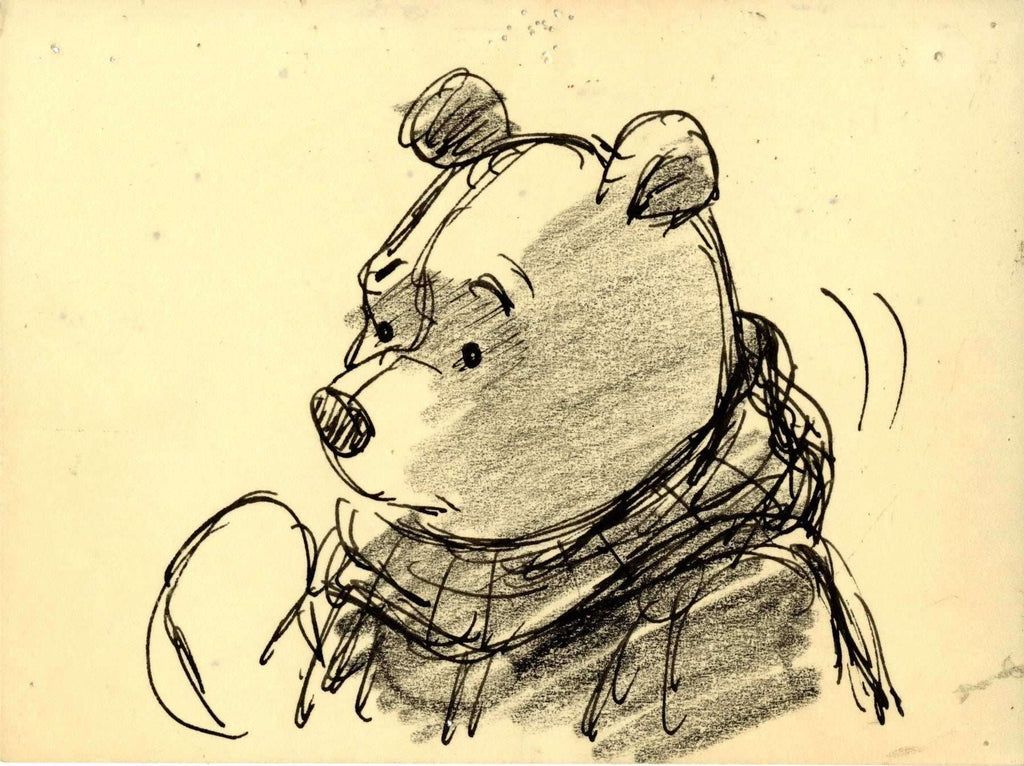 Pooh Original Storyboard Drawing - Choice Fine Art