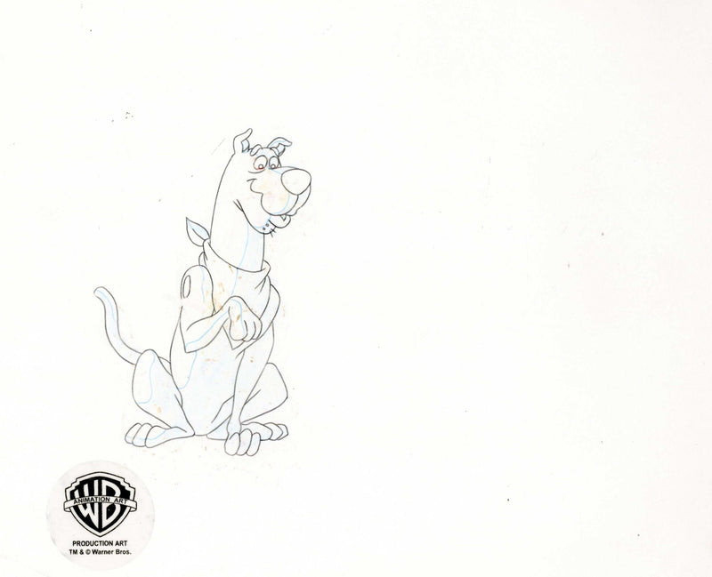 Scooby-Doo on Zombie Island Original Production Cel With Matching Drawing: Scooby and Shaggy - Choice Fine Art