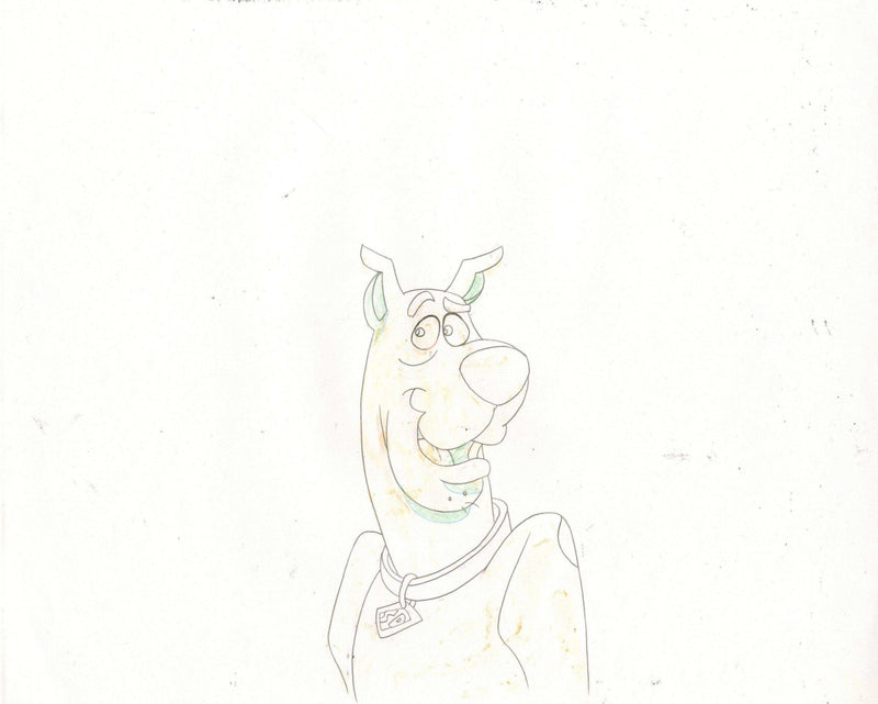 Scooby-Doo on Zombie Island Original Production Cel With Matching Drawing: Scooby and Shaggy - Choice Fine Art