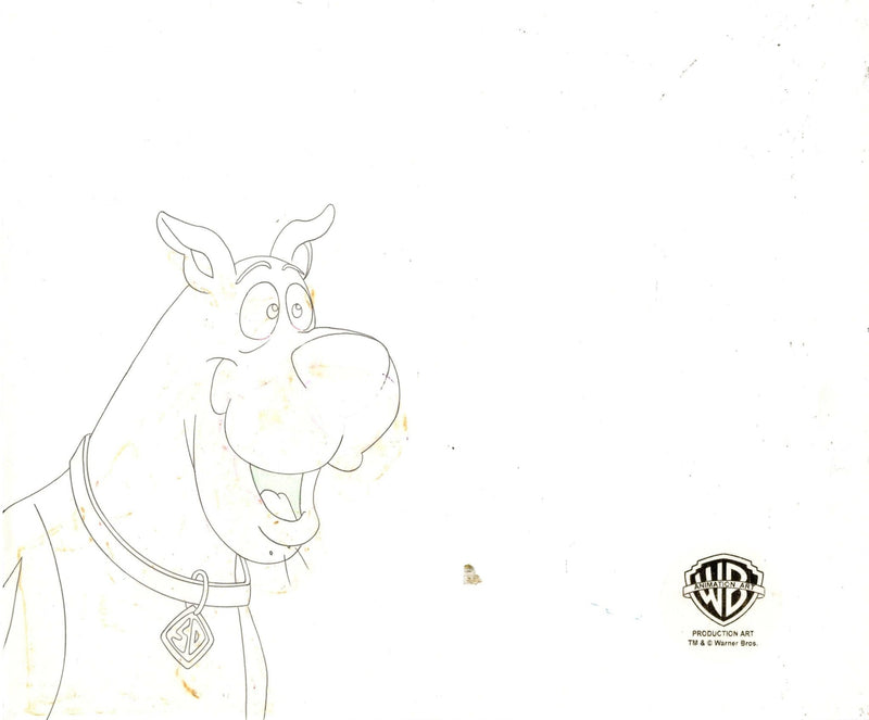 Scooby-Doo on Zombie Island Original Production Cel With Matching Drawings: Scooby and Shaggy - Choice Fine Art