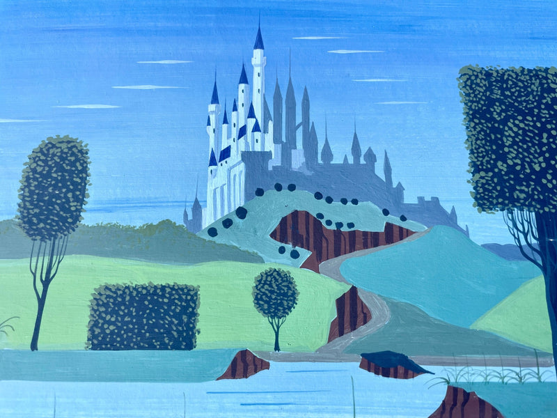 Sleeping Beauty Original Concept Painting: The Castle - Choice Fine Art