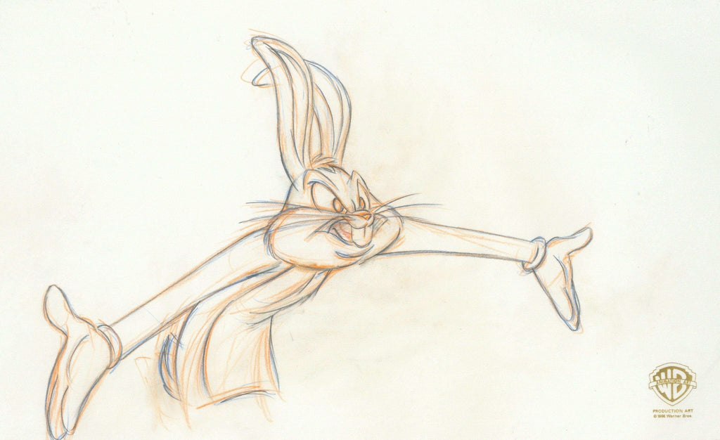 Space Jam Original Production Drawing: Bugs Bunny - Choice Fine Art