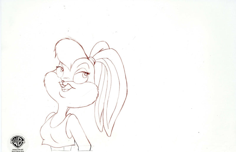 Space Jam Original Production Drawing: Lola Bunny - Choice Fine Art