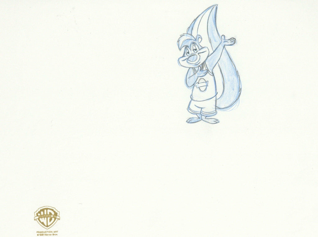 Space Jam Original Production Drawing: Pepe Le Pew - Choice Fine Art