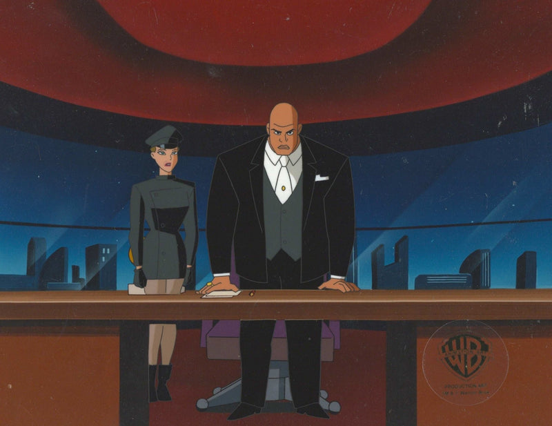 Superman the Animated Series Original Production Cel: Lex Luthor and Mercy Graves - Choice Fine Art