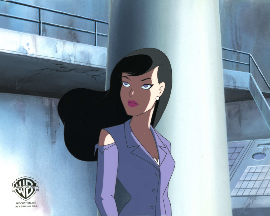 Superman the Animated Series Original Production Cel on Original Background: Lois Lane - Choice Fine Art