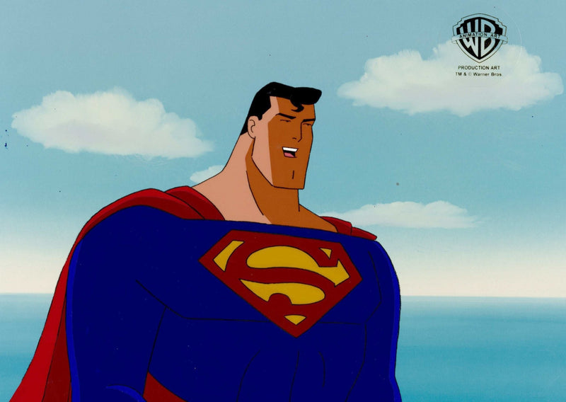 Superman the Animated Series Original Production Cel: Superman - Choice Fine Art