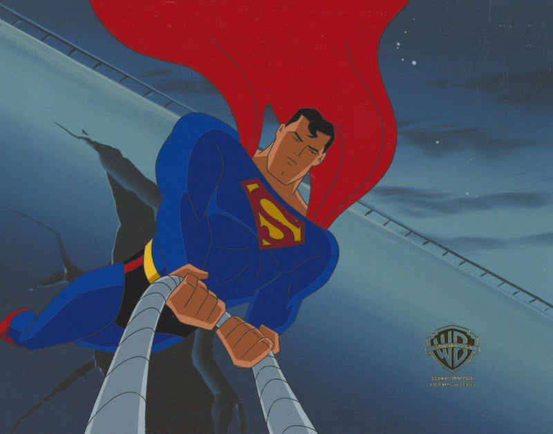 Superman the Animated Series Original Production Cel: Superman - Choice Fine Art