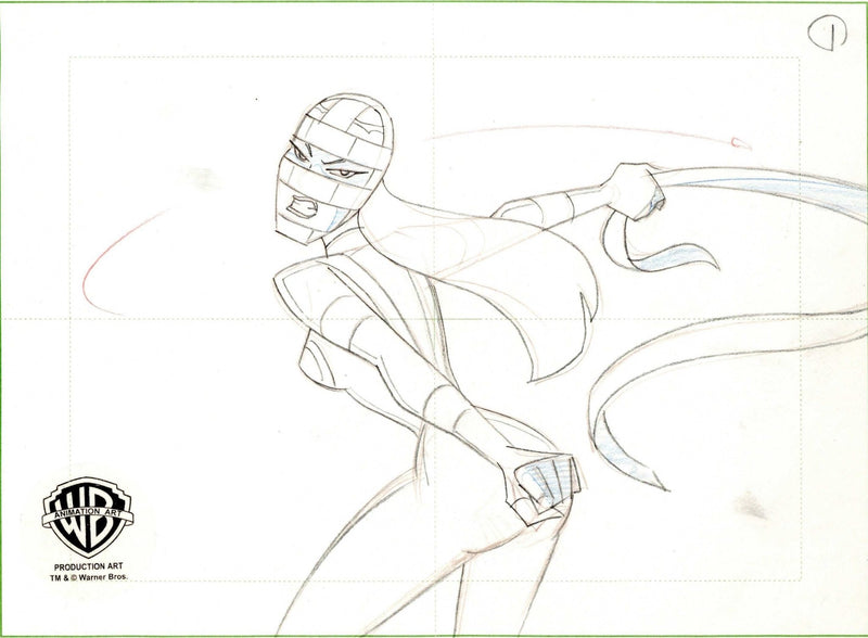 Superman the Animated Series Original Production Drawing: Lashina - Choice Fine Art