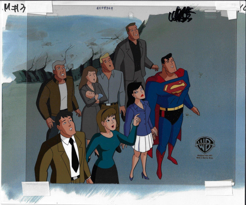 Superman: The Animated Series Production Cel: Superman And Lois Lane - Choice Fine Art