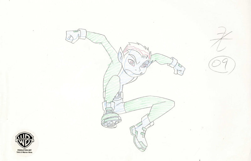 Teen Titans Original Production Drawing: Beast Boy - Choice Fine Art