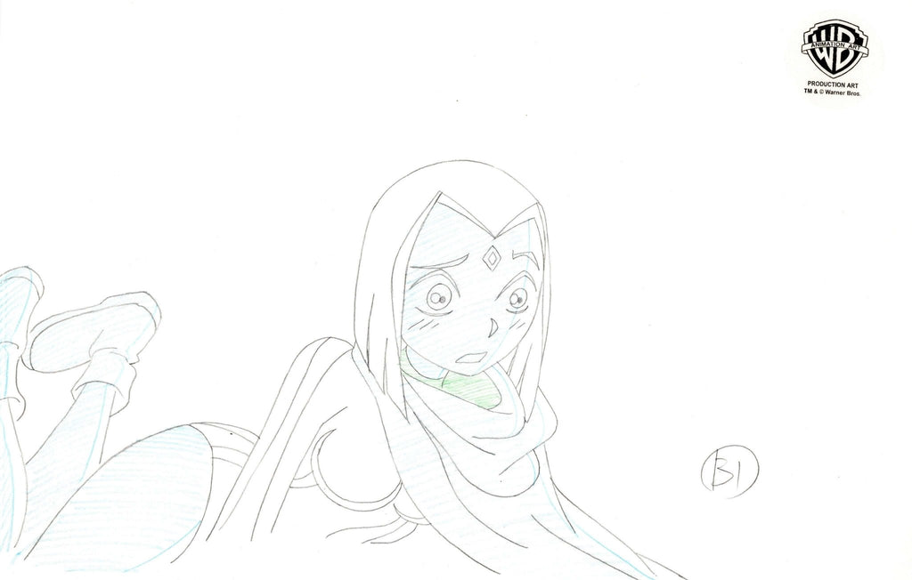 Teen Titans Original Production Drawing: Raven - Choice Fine Art