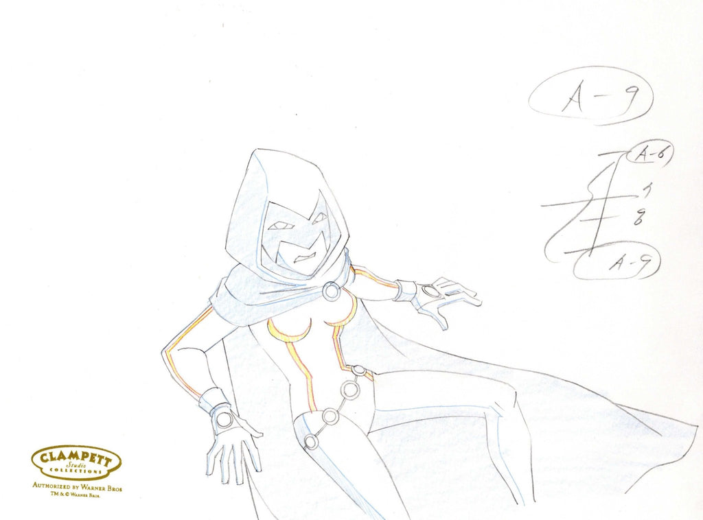Teen Titans Original Production Drawing: Raven - Choice Fine Art