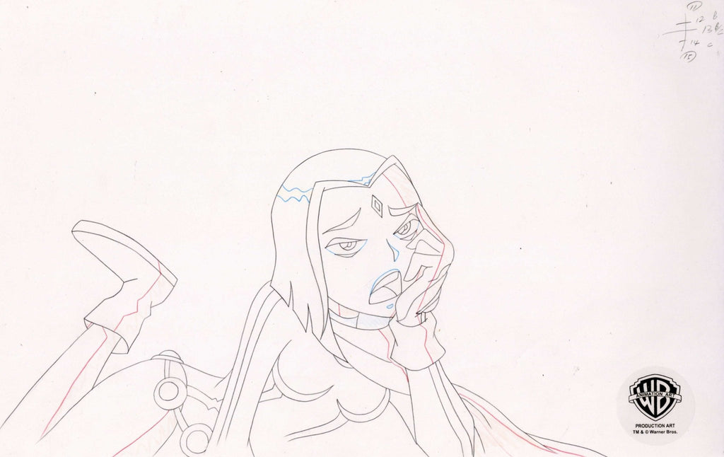 Teen Titans Original Production Drawing: Raven - Choice Fine Art