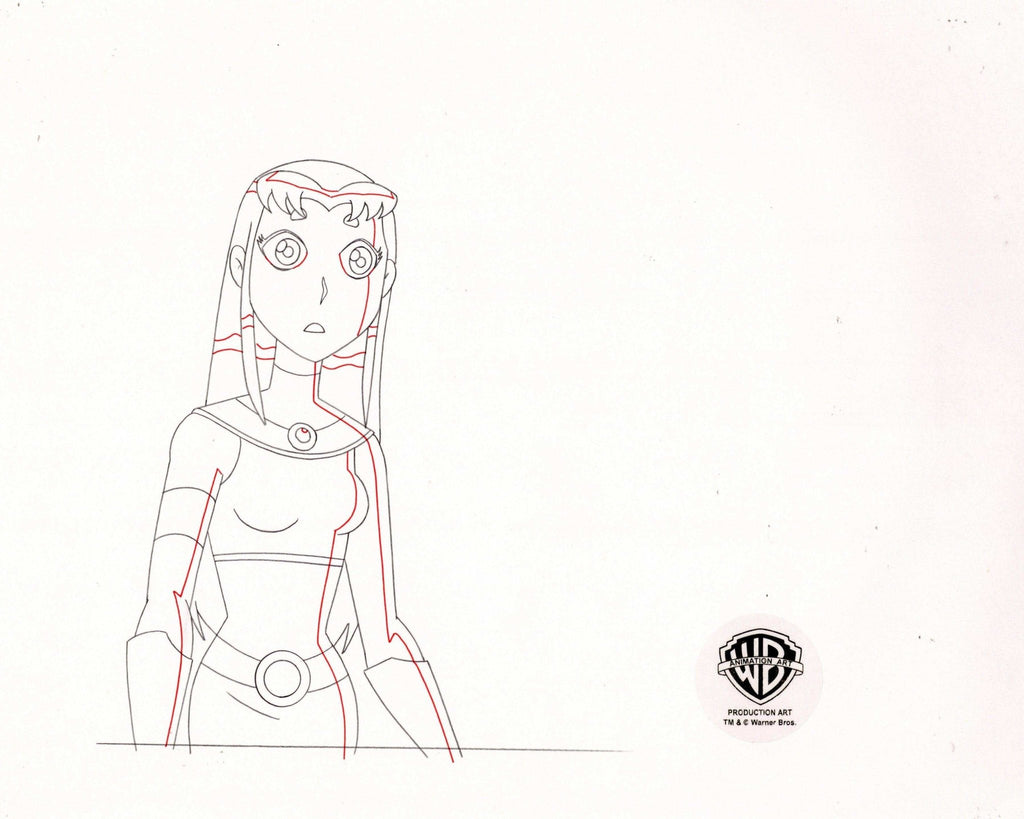 Teen Titans Original Production Drawing: Starfire - Choice Fine Art