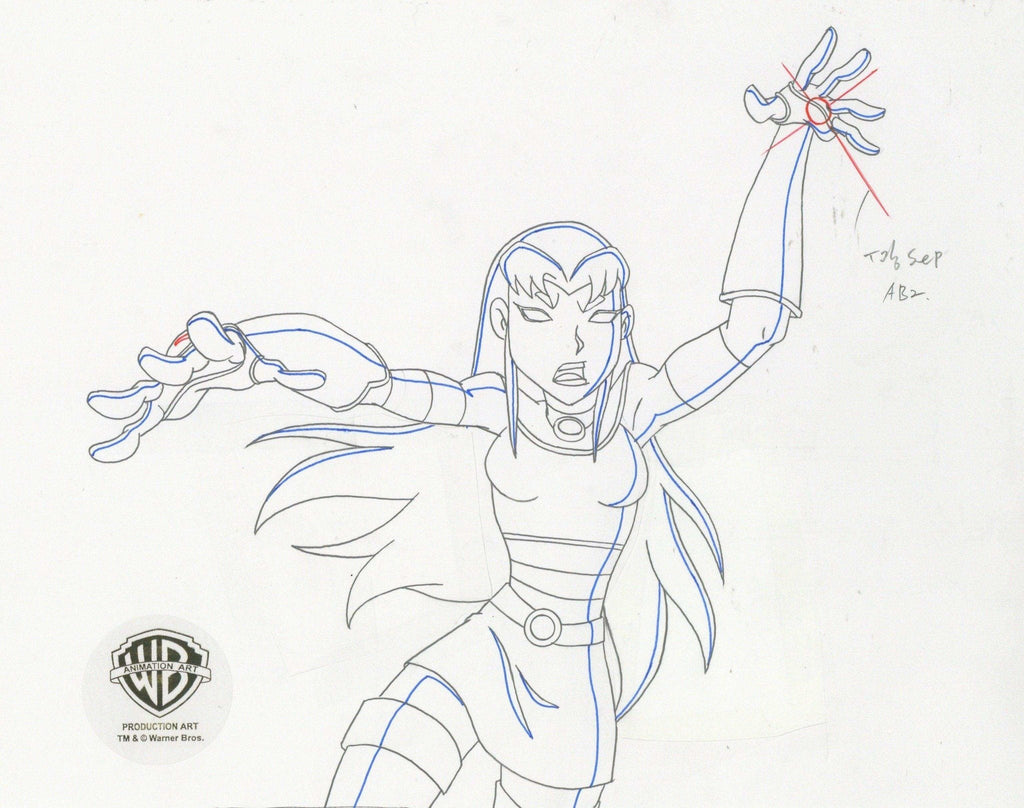 Teen Titans Original Production Drawing: Starfire - Choice Fine Art