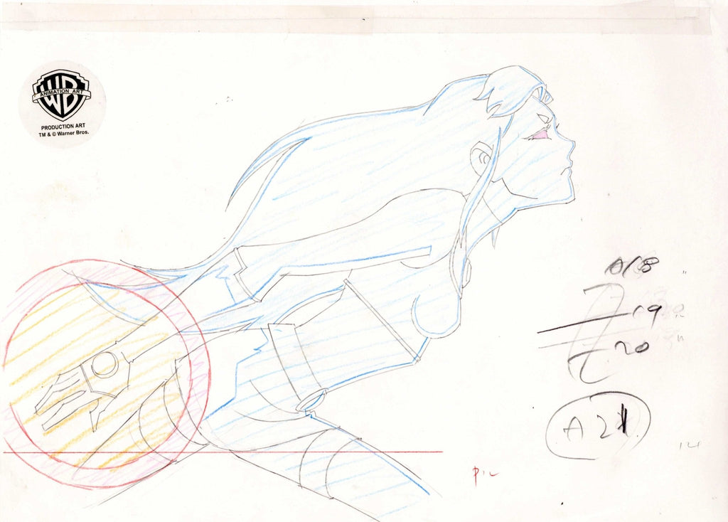 Teen Titans Original Production Drawing: Starfire - Choice Fine Art