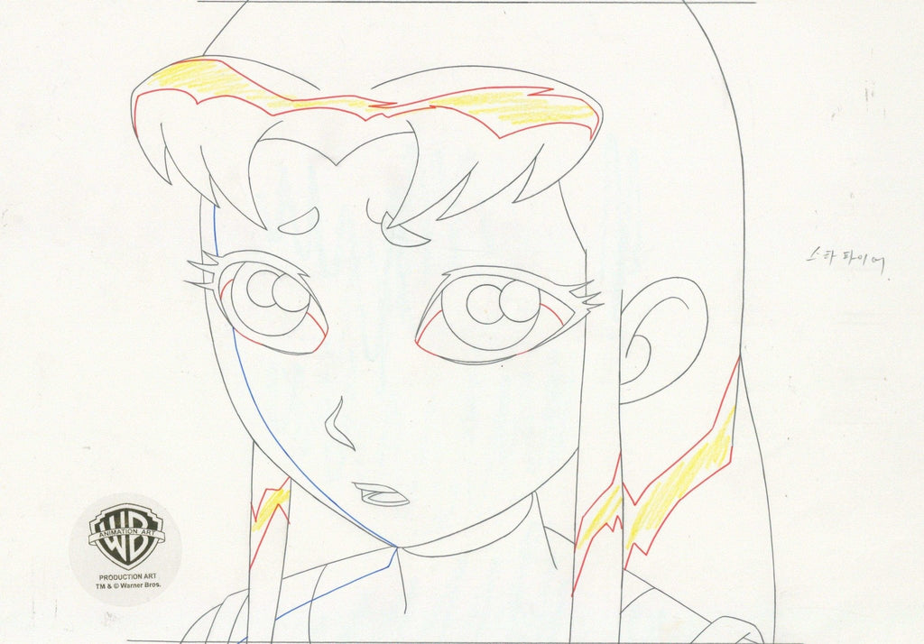 Teen Titans Original Production Drawing: Starfire - Choice Fine Art