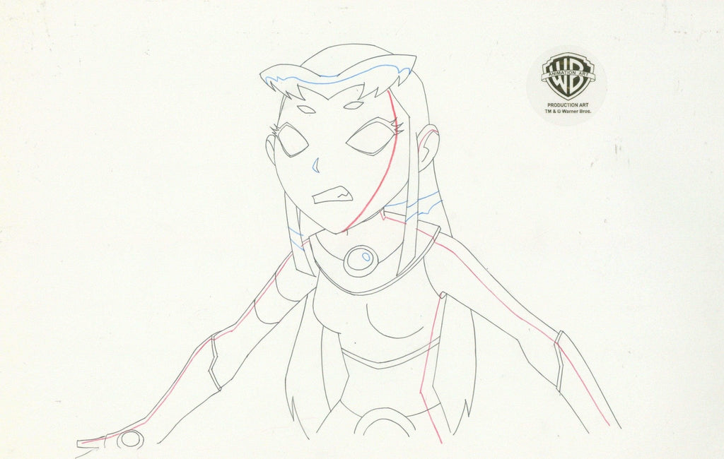 Teen Titans Original Production Drawing: Starfire - Choice Fine Art