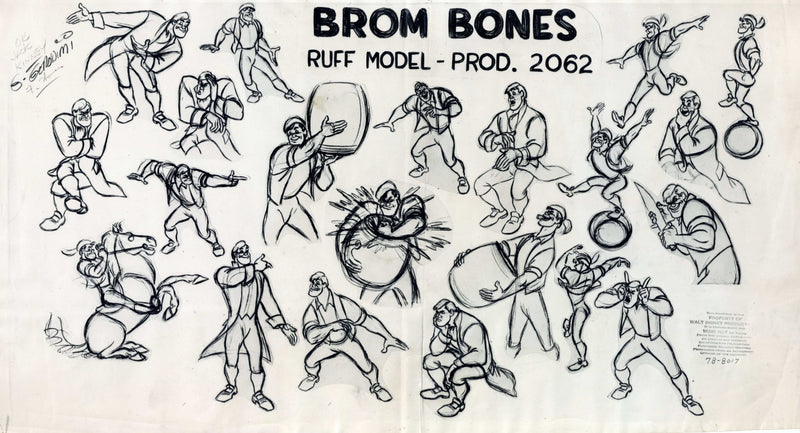 The Legend of Sleepy Hollow Ruff Model: Brom Bones Prod. 2062 - Choice Fine Art