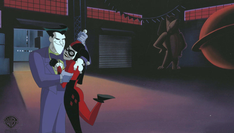 The New Batman Adventures Original Production Cel: Harley Quinn and Joker - Choice Fine Art