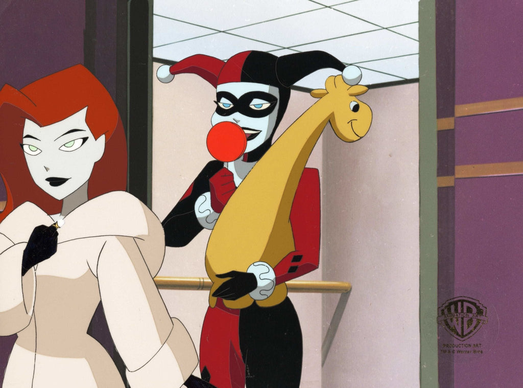 The New Batman Adventures Original Production Cel: Harley Quinn and Poison Ivy - Choice Fine Art