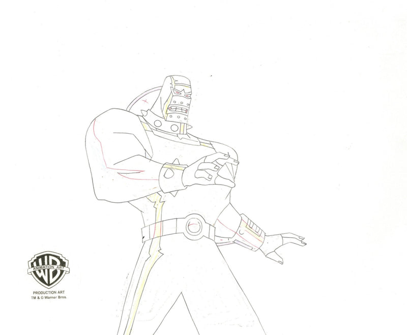 The New Batman Adventures Original Production Cel with Matching Drawing: Bane - Choice Fine Art