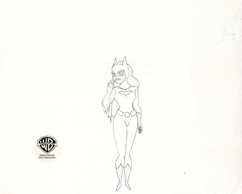 The New Batman Adventures Original Production Drawing: Batgirl - Choice Fine Art