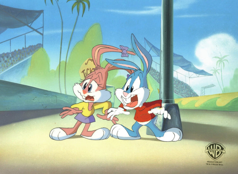 Tiny Toons Adventures Original Production Cel: Babs and Buster Bunny - Choice Fine Art