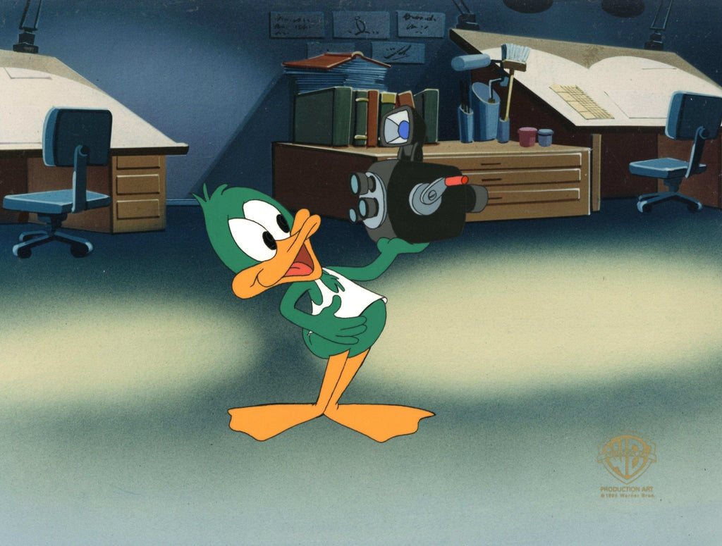 Tiny Toons Original Production Cel: Plucky Duck - Choice Fine Art