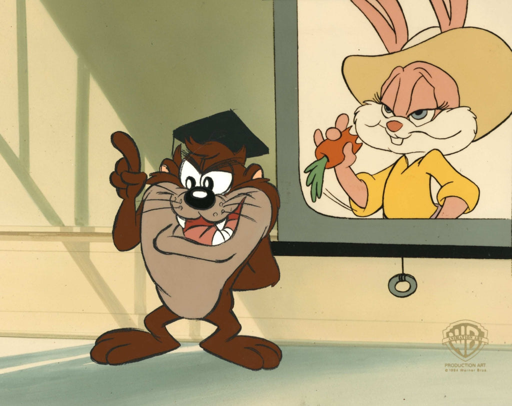 Tiny Toons Original Production Cel: Taz and Babs Bunny - Choice Fine Art