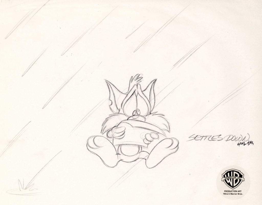 Tiny Toons Original Production Drawing: Furrball - Choice Fine Art